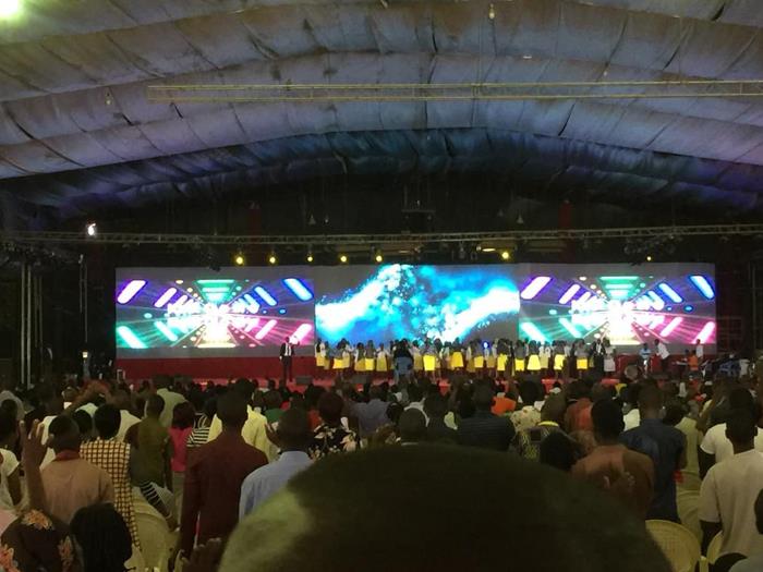 P6.25 Cho thuê ngoài trời LED Video Wall ở Uganda